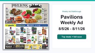 Pavilions Weekly Ad (8/5/26 - 8/11/26) Top Deals