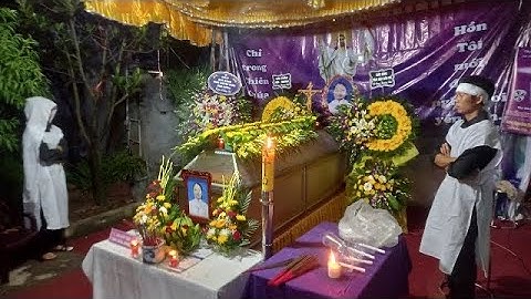 Nghi thức Khâm Liệm và Phát Tang- Các giờ viếng và cầu nguyện cho linh hồn cụ Maria Nguyễn Thị Thuận