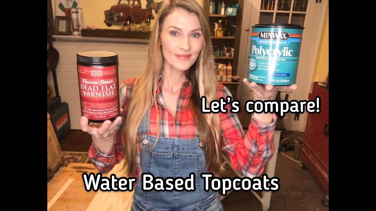 Water Based Topcoats! Polycrylic vs. Modern Masters Varnish YouTube