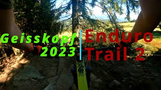 Bike park - Geisskopf - přírodní Enduro Trail 2 - červená/red