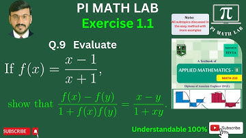 Math-233 Exercise 1.1 Question # 9 in Urdu / Hindi #daemathematics #math233 #2ndyearmathdae