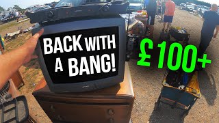 Back at Torksey Carboot After a Break… Scored a RETRO CRT TV!