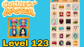 Connect master match puzzle level 123 solution walkthrough 