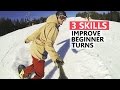 3 Skills to Improve Beginner Snowboard Turns