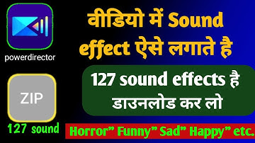 how to add background sound effects in powerdirector/download background sound effects/sound effects