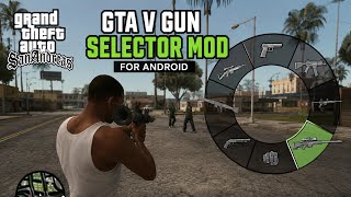 GTA SA Gun Selector Mod (CLEO) | Switch Weapons Instantly in GTA San Andreas