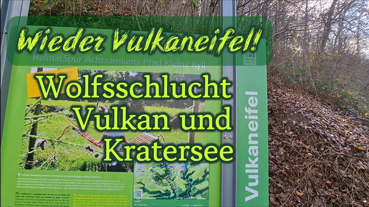 Wieder #Vulkaneifel! Durch die Wolfsschlucht zu den Vulkankratern