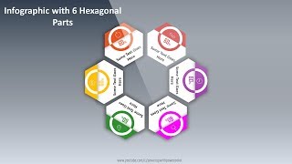 4.Create 6 Steps HEXAGONAL infographic|PowerPoint Presentation|Graphic Design|Free Template