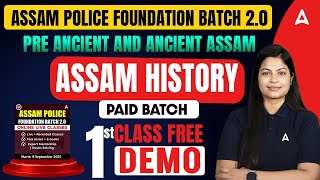 Assam Police Foundation Batch 2.0 2025 | Pre Ancient and Ancient Assam | Assam history screenshot 3