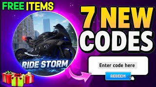 ⚠️NEW CODES⚠️RIDE STORM CODES IN JANUARY 2026 - ROBLOX RIDE STORM CODES