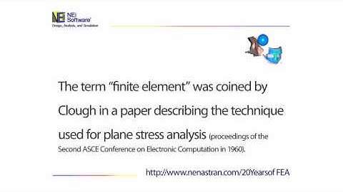 The History of Finite Element Analysis (FEA) from NEi Software