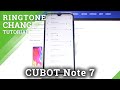 How to Change Ringtone on CUBOT Note 7 – Open Ringtone List