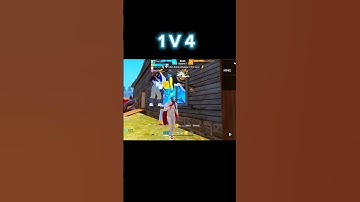 🔥 1v4 CS Rank 😱 | Unbelievable Clutch in Free Fire | Epic Comeback Moment 💥 #shorts #freefire