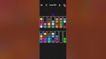 Ball Sort Color Water Puzzle Solution Level 951
