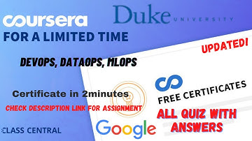 DevOps, DataOps, MLOps,(week-1-5) All Quiz Answers.#coursera #quiz #courseracourseanswers #courser