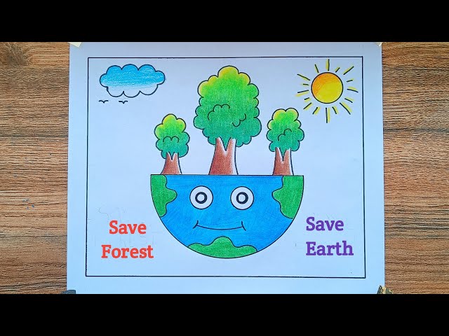 20 Earth Day Drawings (That Will Make You Want to Save the Planet)