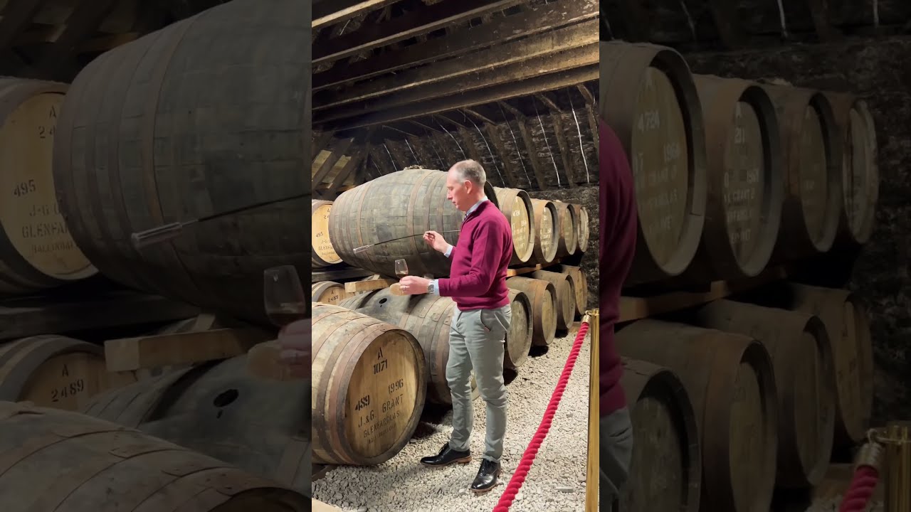 50 Year Old Whisky Straight From The Barrel At Glenfarclas Distillery