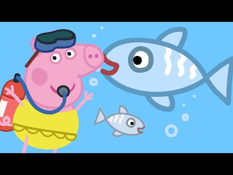 Peppa Pig Português Brasil 💧 Dia Mundial do Oceano | HD | Desenhos Animados