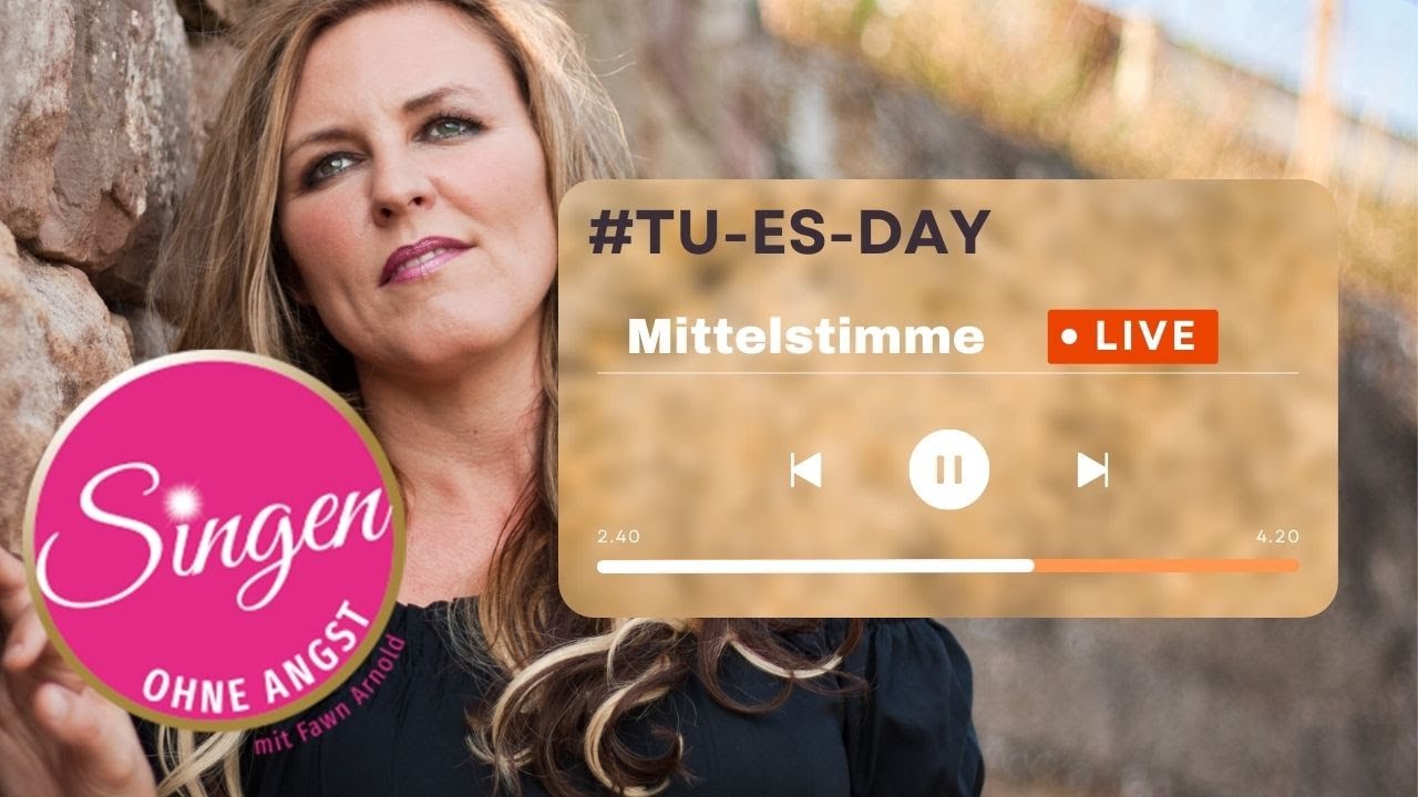 Mittelstimme Mixed Voice Mischstimme was ist das? (Live)