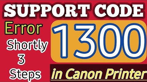 Canon G2020 Printer 1300 Error Solve//Support Code 1300 Solve in Canon Printer..