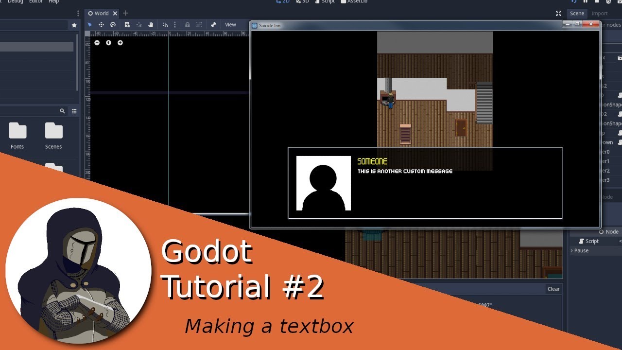 [Godot] Tutorial Creating a Textbox YouTube