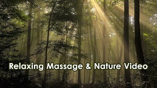 Massage & Nature Scenery | Calming Video for Relaxation and Stress Relief