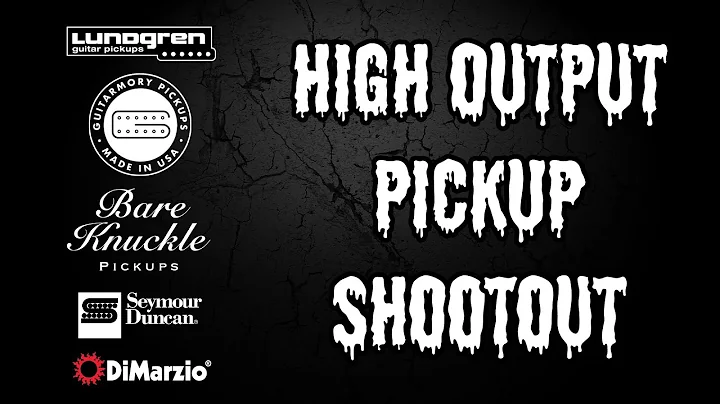 High Output Pickup Shootout (Lundgren/Guitar...  K...