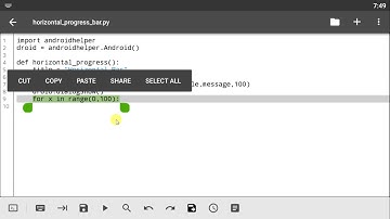 Creating Horizontal Progress Bars - Qpython Tutorial 51