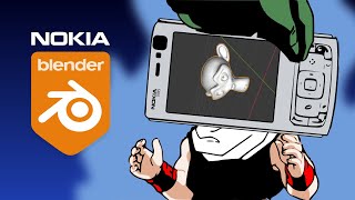 Blender for Nokia N95. New software for Symbian in 2024! #b3d #nokia