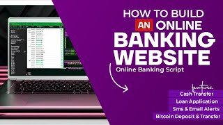 How to Create Online Banking Website with Online Banking Script - Viserbank Script Tutorial