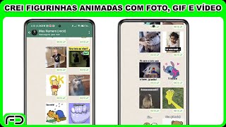 Criar figurinhas para WhatsApp com foto, gif ou vídeo (Figurinhas Animadas) screenshot 2