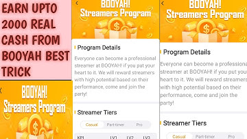 How to simply join booyah streamer program and earn 4 lakh+