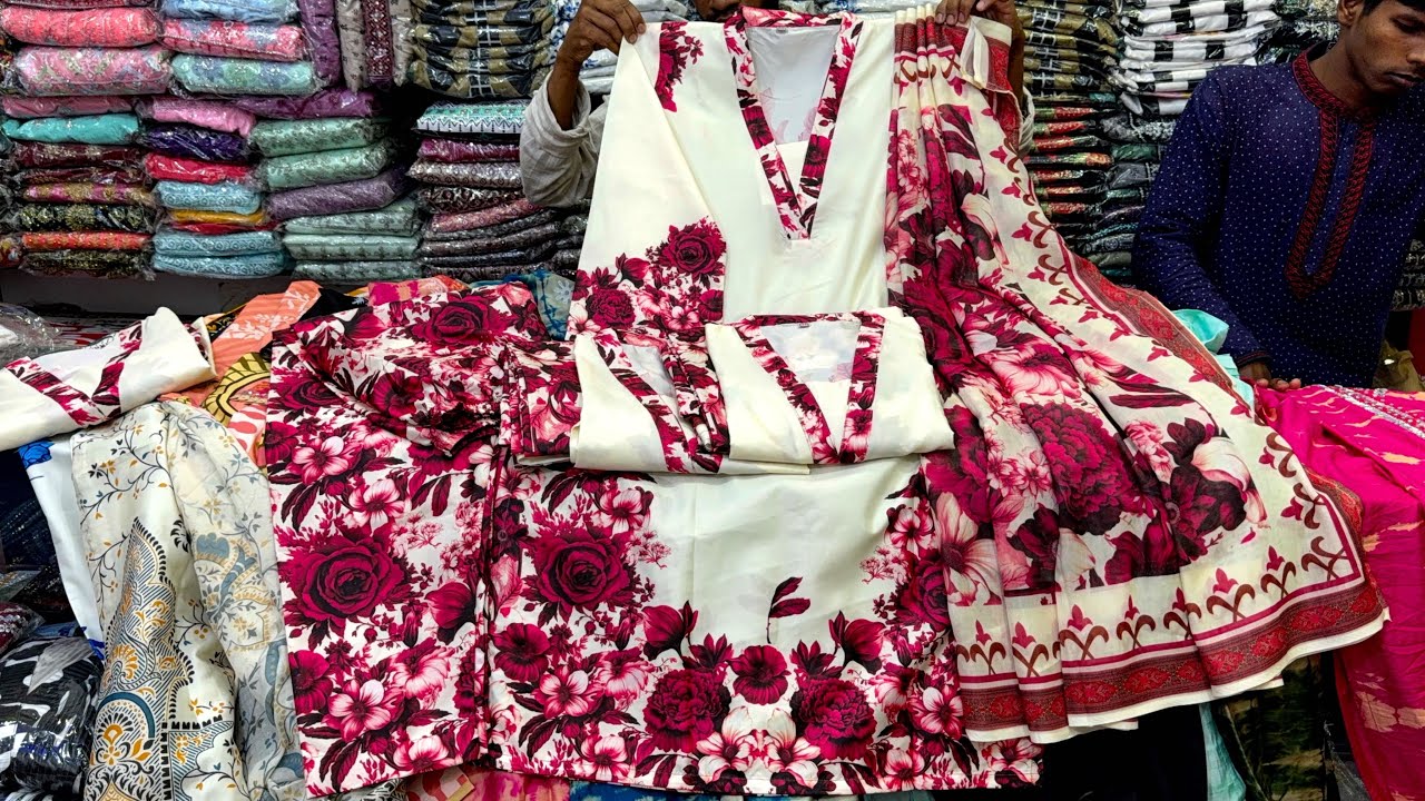 ঈদ স্পেশাল ভাইরাল পাকিস্তানি ভার্সন কোর্ডস টুপিস,থ্রিপিস | Eid special three piece collection 2025