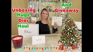 Unboxing Huge Dior Holiday 2021 Beauty Fragrance & Fashion Haul! DIOR (Giveaway Closed) Promo Codes!