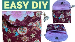 I Make This Coins Wallet 4 The Senior Center/How To Make A Cute Wallet/ Easy Wallet Sewing Tutorial