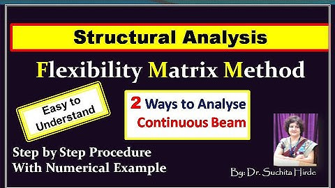 Flexibility Matrix Method : Complete analysis of Continuous Beam with SFD BMD in TWO different ways