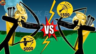 : 5000 PRICE KYTCHU ICON VS 1500 PRICE GOLDEN ARCHER ICON | STICK WAR LEGACY | STICK BATTLE