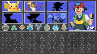 Ash Sinnoh Team My Version