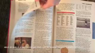 How to read a dictionary