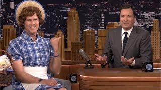Will Ferrell Dresses as Little Debbie on Tonight Show, Has Jimmy Fallon in Hysterics