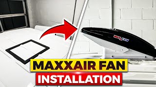 MaxxAir Fan Installation | Mercedes Sprinter Van Build Series (video 02)