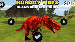 The Best Dino Games  Hungry T Rex Island Dinosaur Hunt Android Gameplay  Tyrannosaurus Rex Simulator screenshot 3
