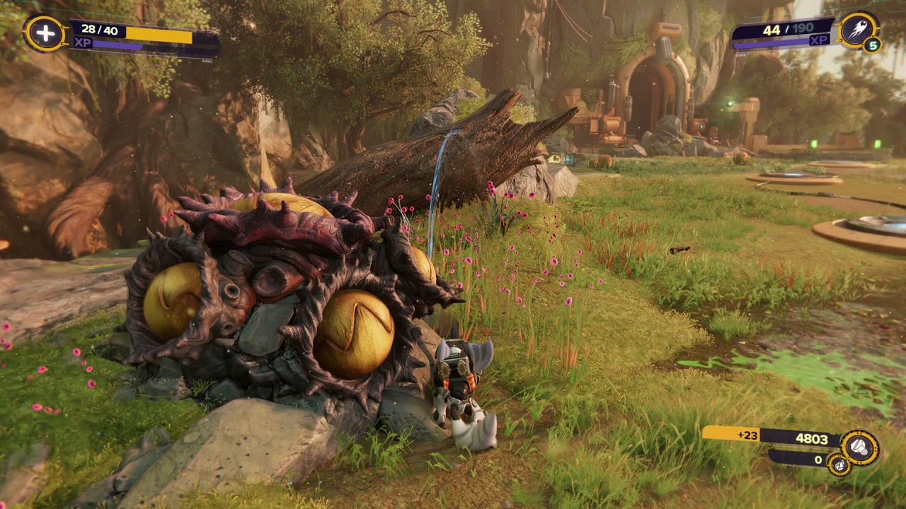 Ratchet & Clank Rift Apart - Sargasso: Collect Zurpstones For Trudi: Gold Bolt Location PS5 Gameplay