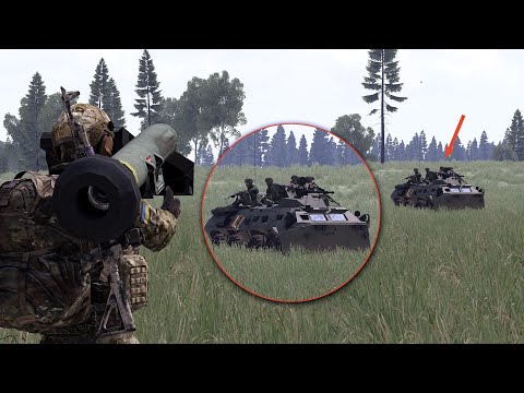 Gift From Britain: Wrecking Russian Tanks With JAVELIN | ARMA 3: Milsim