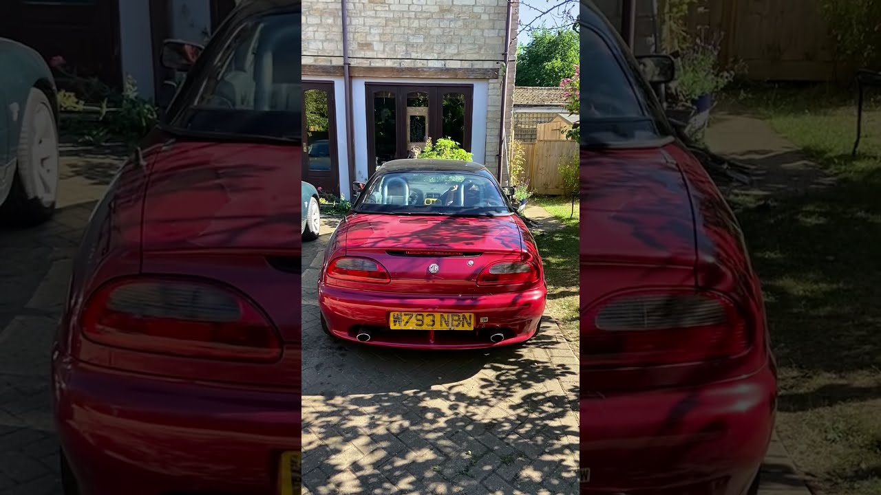 MGF Sports Exhaust Upgrade Before After Automobile Motorsport Mg Autoracing Mgf