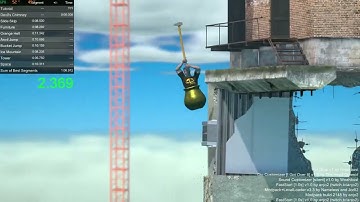 Getting Over It Gold Slide Skip in 6.800