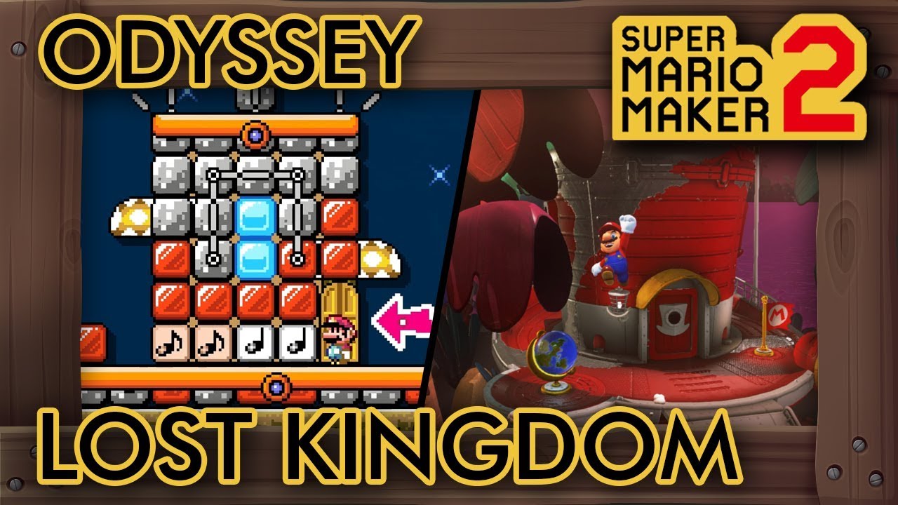 Super Mario Odyssey levels in Super Mario Maker 2 - Video