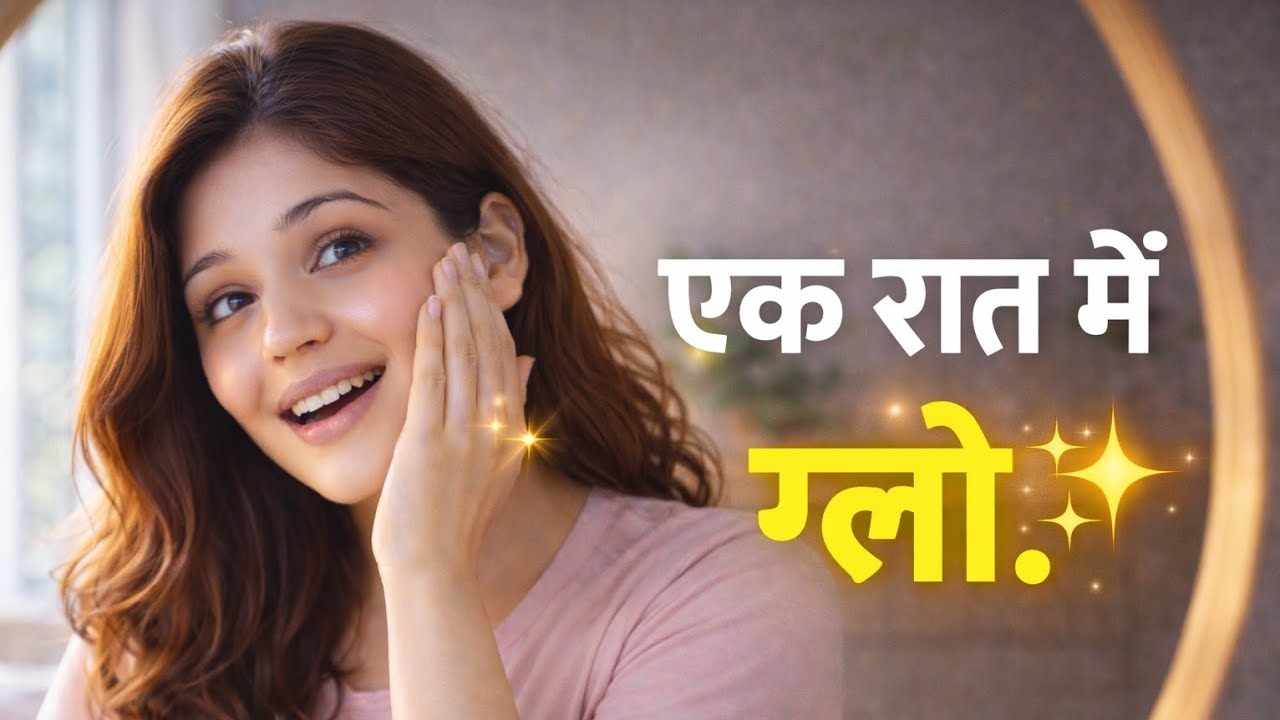 Overnight Natural Glow Secret | Aloe vera on face/ face pack for glowing skin homemade