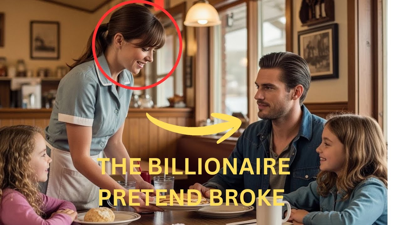 Billionaire Dad Pretends to Be Broke—Until the Waitress Learns the Truth