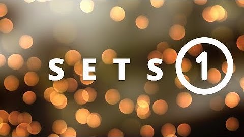 S E T S  1